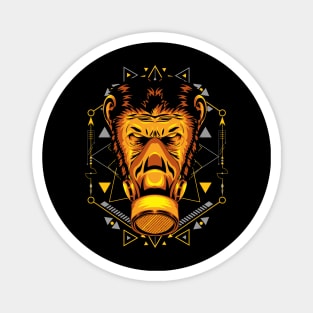 monkey gold Magnet
